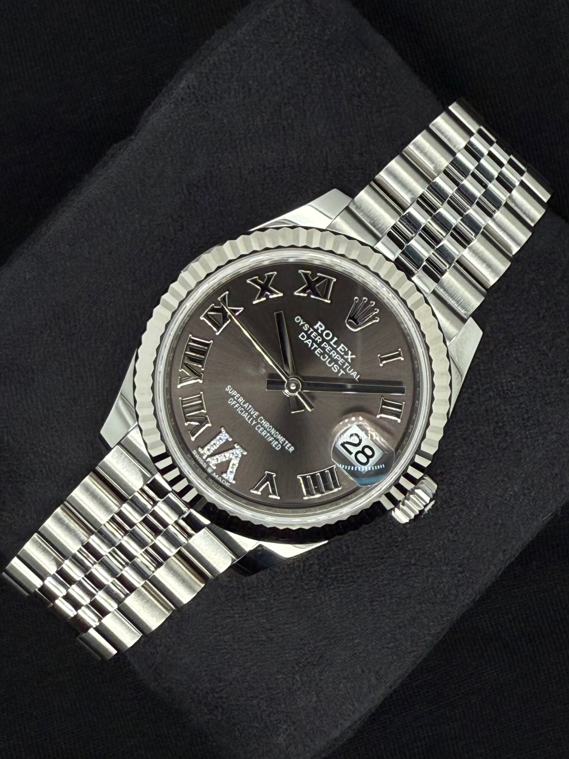 Rolex Datejust 31 Dark Grey Roman Diamond Dial Jubilee 278274 | 2025 | 31mm - Image 3