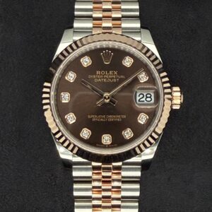 Rolex Datejust 31 Chocolate Diamond Dial Jubilee Two Tone Rose Gold 278271 | 2025 | 31mm