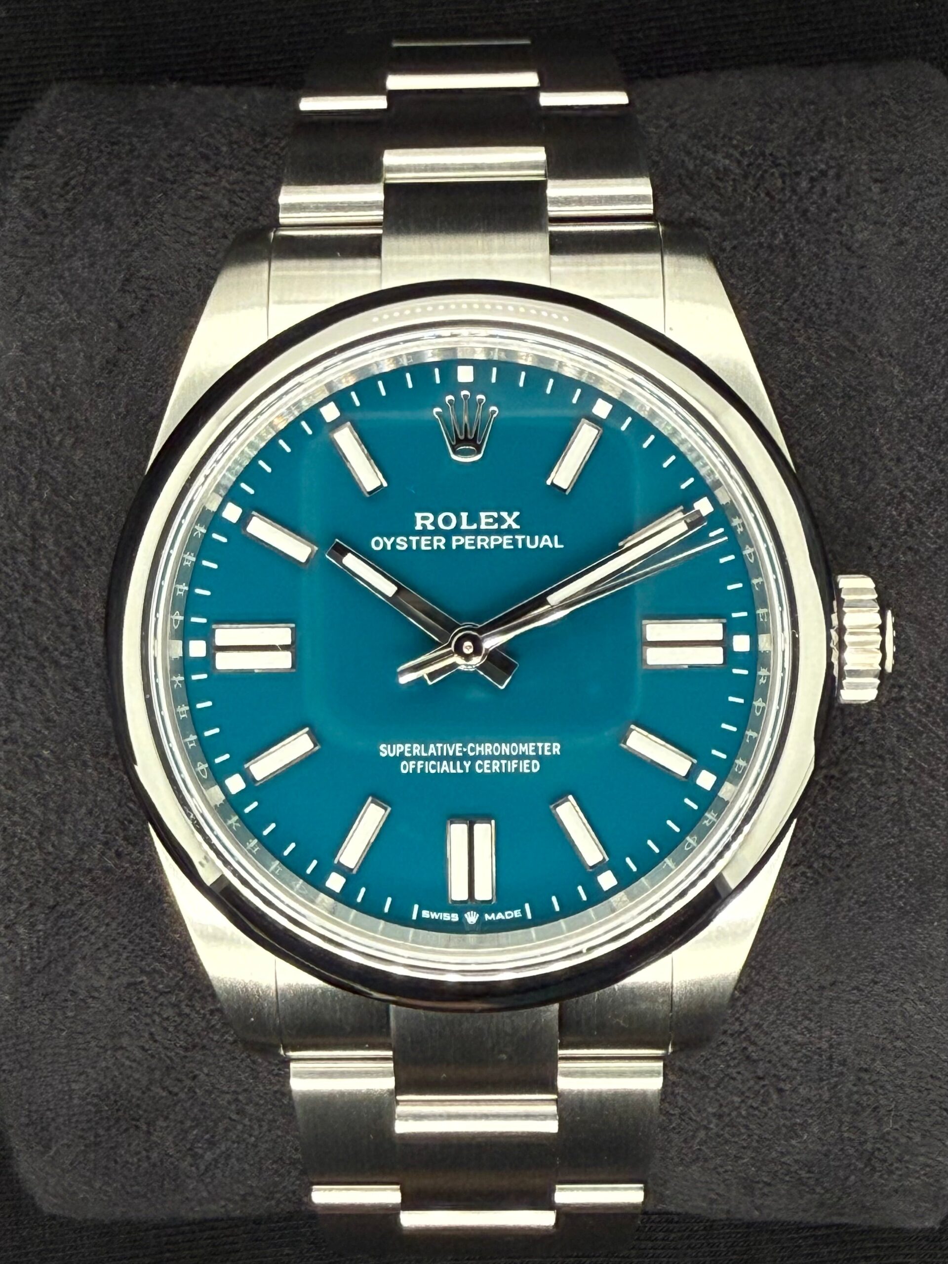 Rolex Oyster Perpetual 41 Med Blue Dial Oyster Bracelet 134300 | 2025 | 41mm