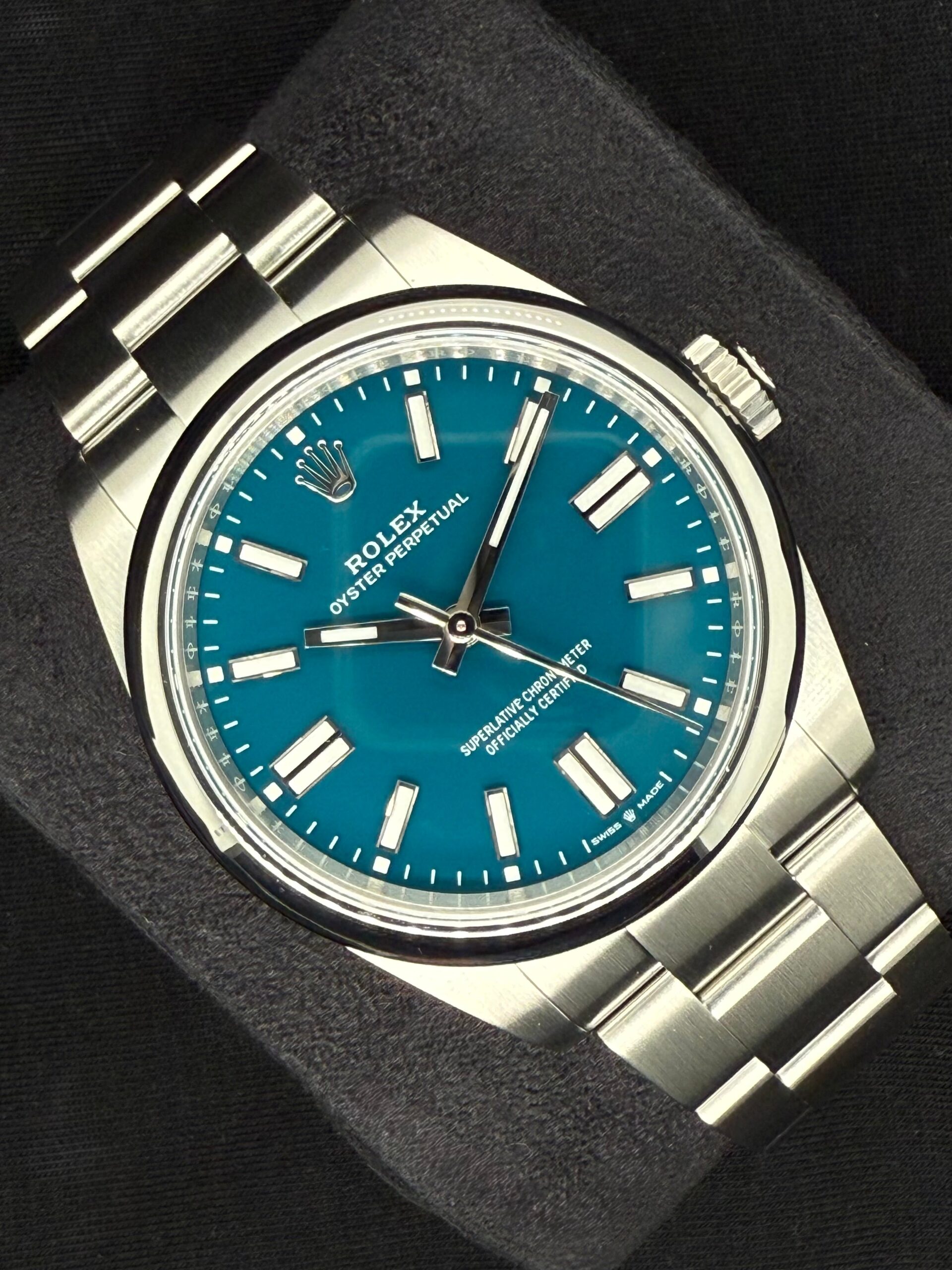 Rolex Oyster Perpetual 41 Med Blue Dial Oyster Bracelet 134300 | 2025 | 41mm - Image 2