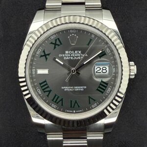 Rolex Datejust 41 Wimbledon Dial Fluted Bezel Oystersteel 126334 | 2025 | 41mm