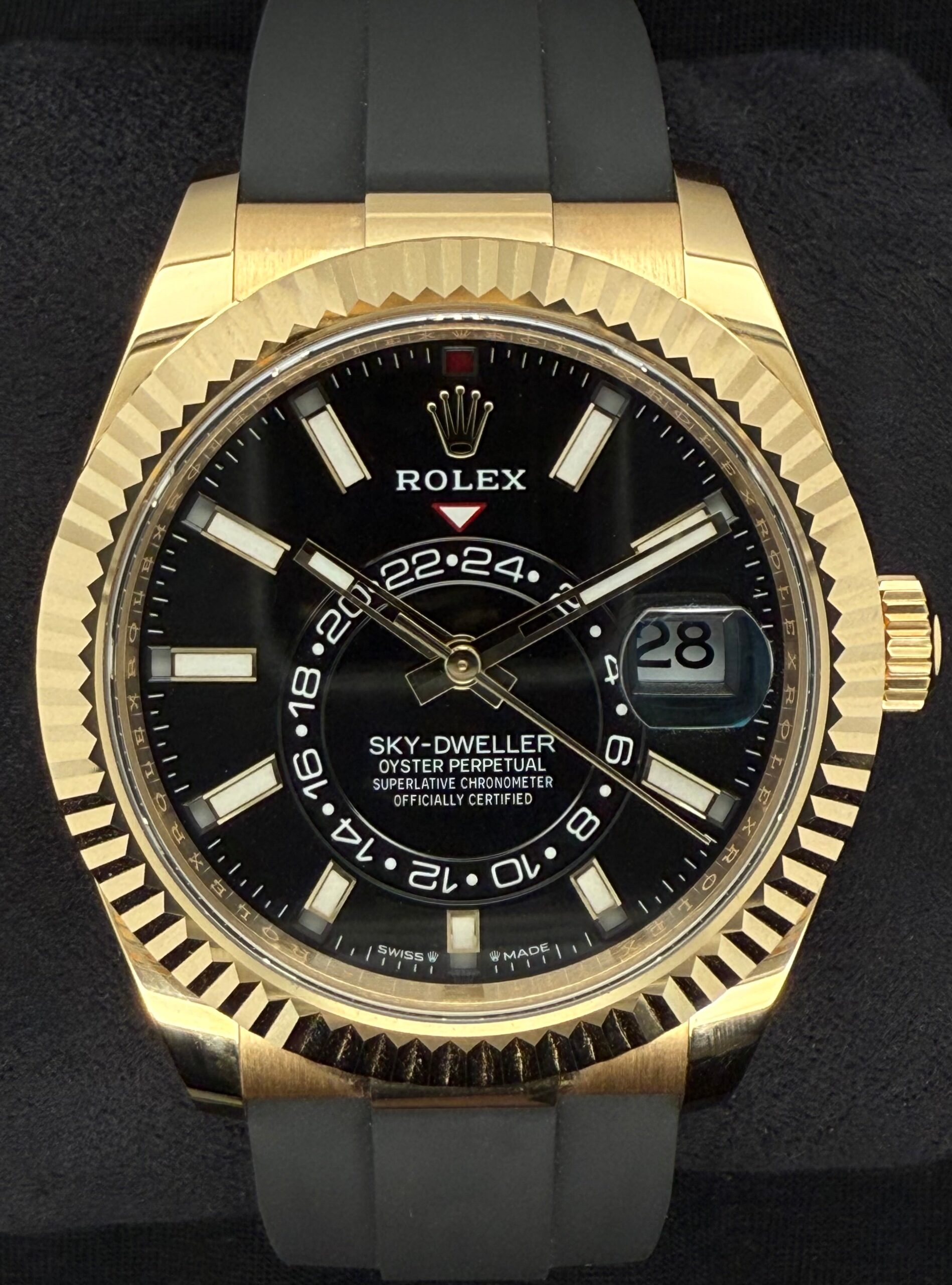 Rolex Sky-Dweller Yellow Gold Black Dial Oysterflex 336238 | 2025 | 42mm