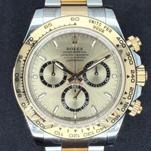 Rolex Cosmograph Daytona Two Tone Champagne with Black Index Dial 126503 | 2025 | 40mm