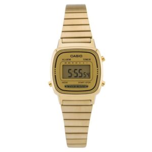Casio Retro Gold Steel Women's Watch - LA670WGA-9