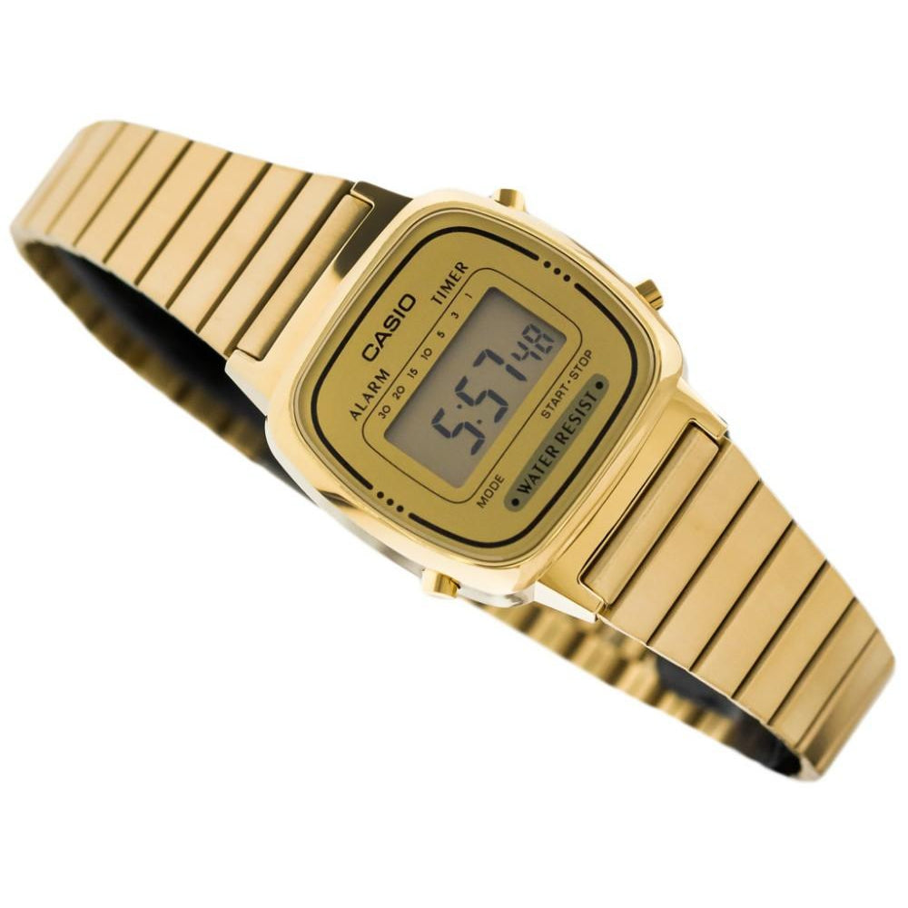 Casio Retro Gold Steel Women's Watch - LA670WGA-9 - Image 3