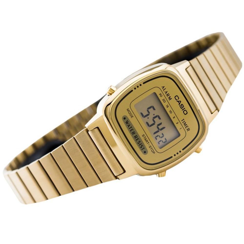 Casio Retro Gold Steel Women's Watch - LA670WGA-9 - Image 4
