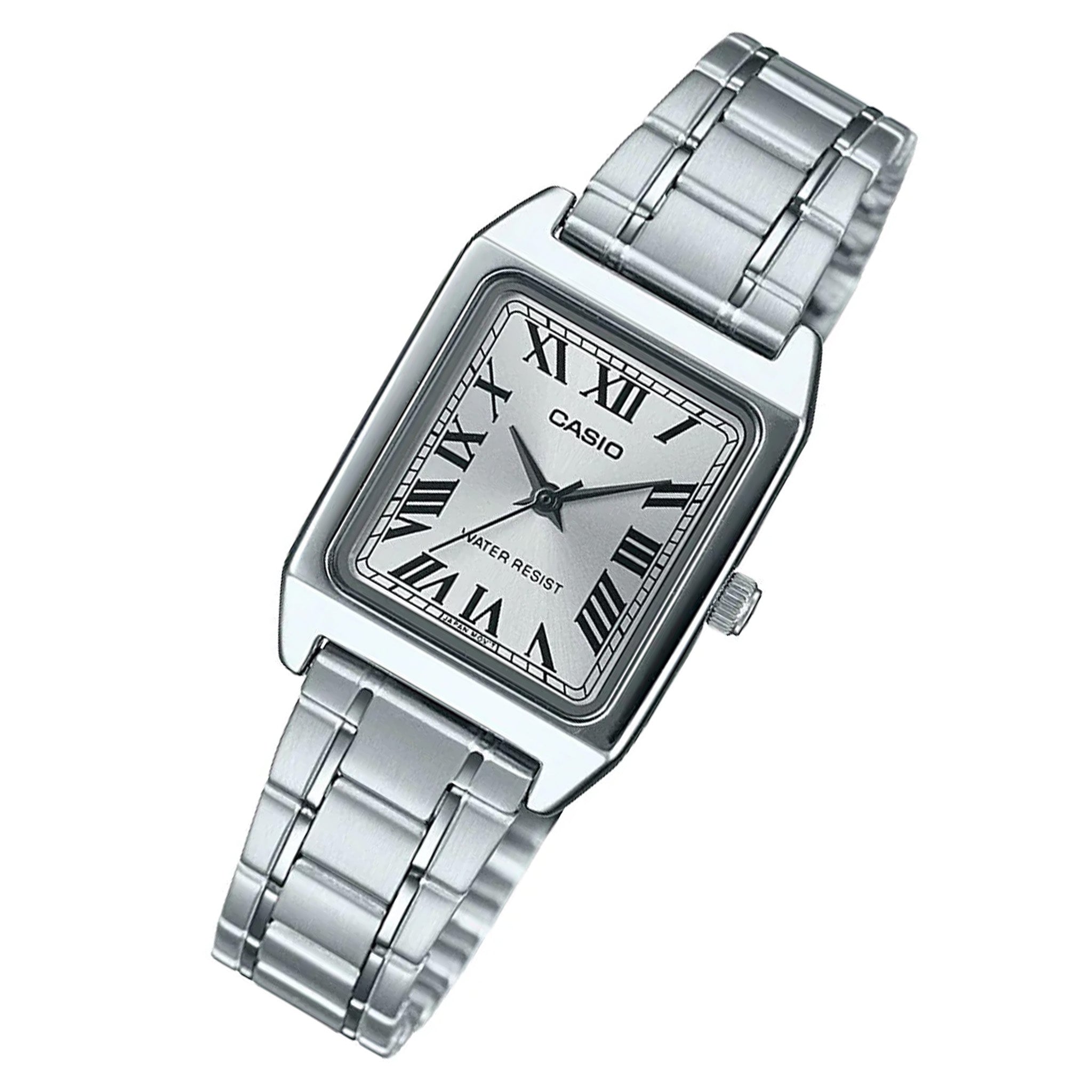 Casio Stainless Steel Silver White Dial Women's Watch - LTPV007D-7B - Image 2