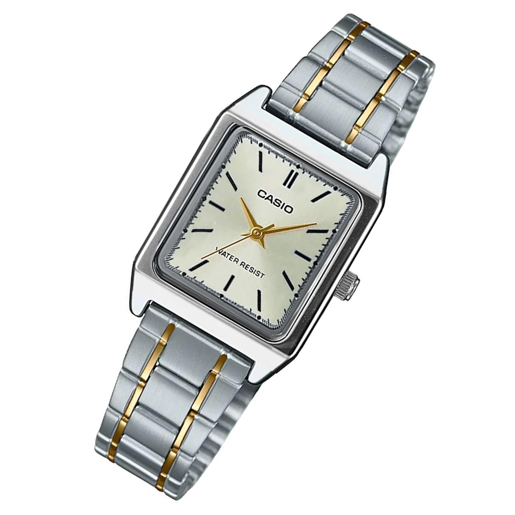 Casio Two-Tone Steel Light Gold Dial Women's Watch - LTPV007SG-9E - Image 2