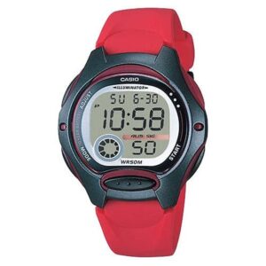 Casio Red Resin Digital Unisex Watch - LW200-4A