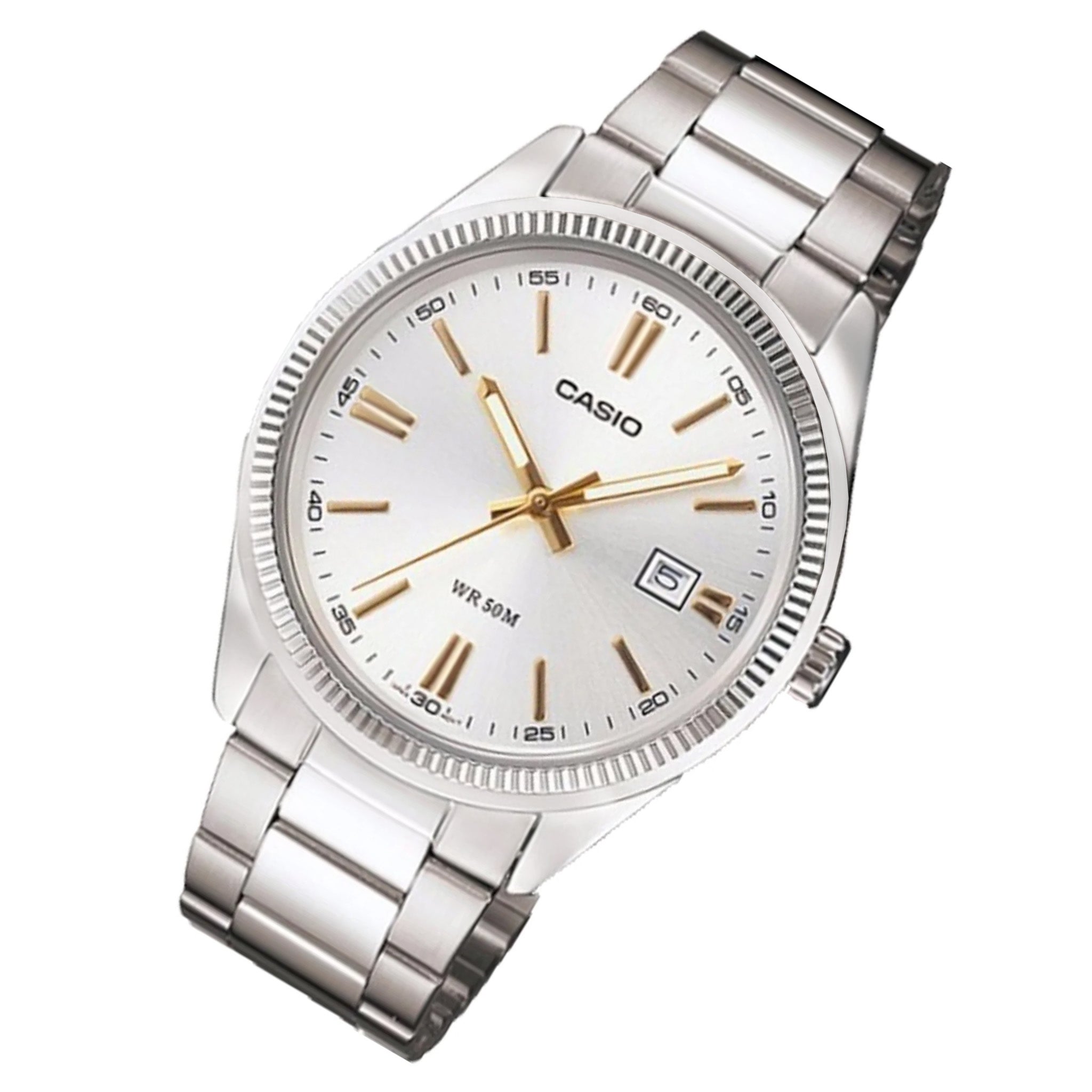 Casio Stainless Steel Unisex Watch - MTP1302D-7A2 - Image 2