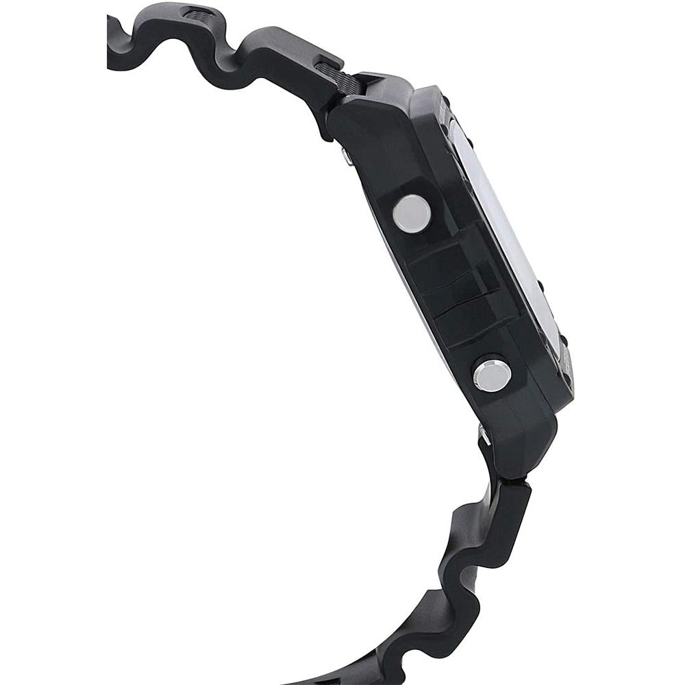 Casio Illuminator Black Resin Digital Unisex Watch - W218H-1A - Image 4