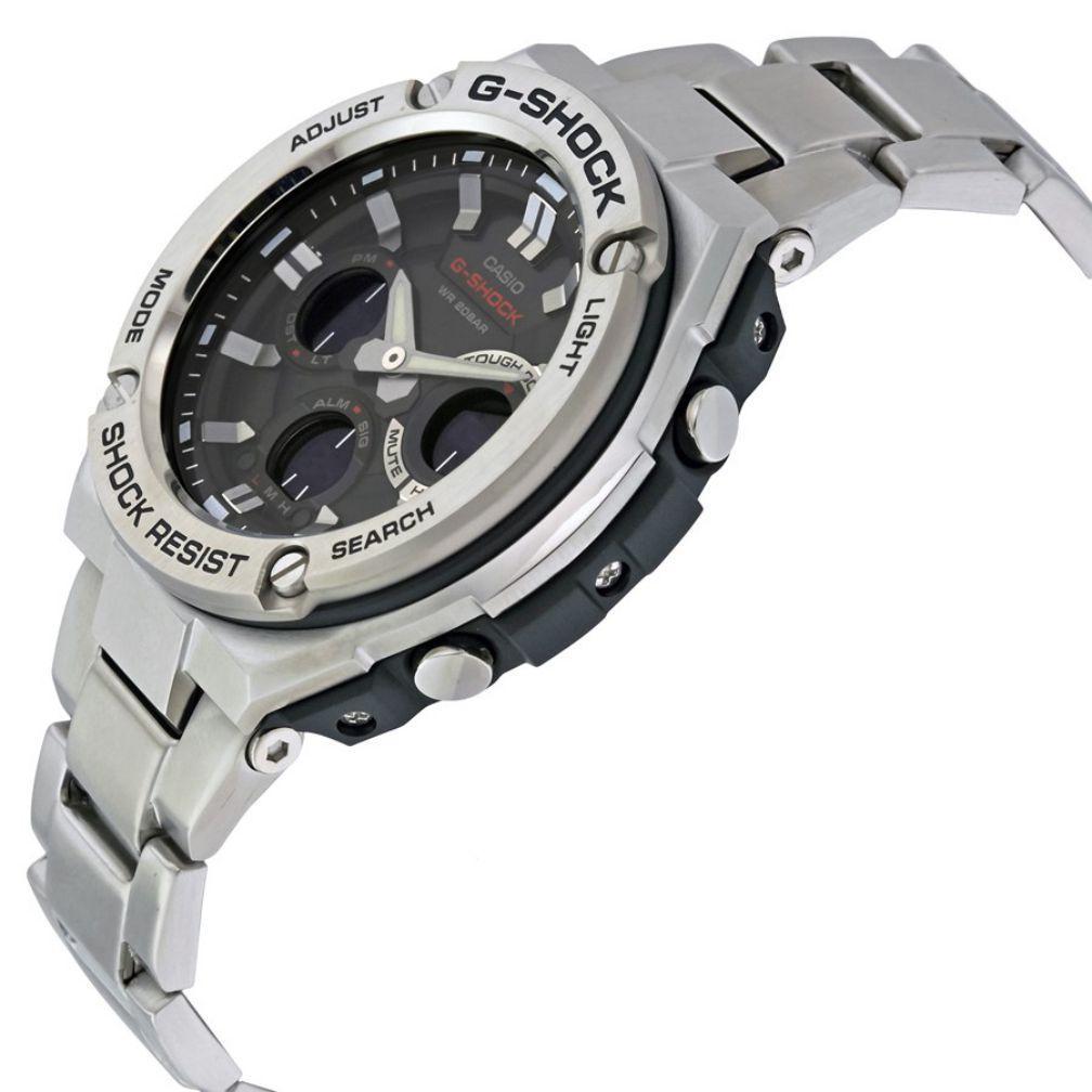 Casio G-SHOCK G-STEEL Duo Chronograph Men's Solar Watch - GSTS110D-1A - Image 3